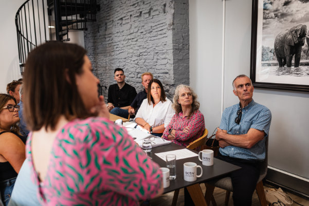 activ team during a forum presentation at our Head Office